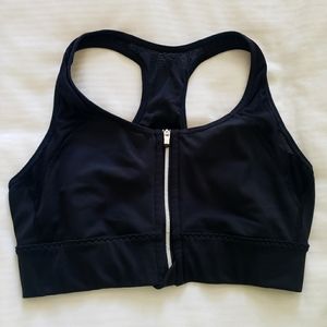 Athleta zip front sports bra